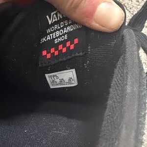 Men’s Vans Black Skate Shoes